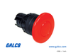 IDEC Pushbutton Non-Illuminated - HW1B-M4-B - Galco Industrial Electronics