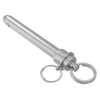 LOCKWELL® Pin, Double Acting, Ring, 25.360 mm Shank Dia., 101.6 mm Grip, Stainless Steel, Passivated - LH-16CR4000D - Southco
