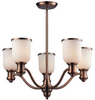 66183-5 Mid. Chandeliers-Glass Up - 606022 - Capital Lighting, Inc.