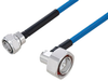 Plenum 4.3-10 Male to 7/16 DIN Male Right Angle Low PIM Cable 200 cm Length Using SPP-250-LLPL Coax Using Times Microwave Parts - PE3C6236-200CM - Pasternack