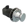 Point Push To Close Latch, Round Housing, Chrome Housing, Chrome Knob - MP-05-312-11 - Southco
