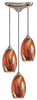 517-3M Mini Pendants-3 Light Cluster - 434515 - Capital Lighting, Inc.