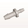 Straight Reducer Connector, Barbed, Natural - HSR64 - Qosina Corp.