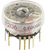 Switch,Miniature Rotaries,Screwdriver Actuated w/PC Term.,2-Pole, 2-6 Position - 70192062 - Allied Electronics, Inc.