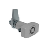 VISE ACTION® Compression Latch, Large Size, 7 mm Square, Zinc Alloy, Powder Coated, Silver - E3-34-37 - Southco