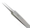 Excelta Three Star Utility Tweezers 5-S - Stainless Steel Straight Tapered Ultra Fine Point Tip - 0.01 in Tip Width - 4 1/4 in Length - 0.01 in Thick - EXCELTA 5-S - R. S. Hughes Company, Inc.