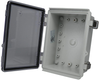 Enclosure, Multipurpose, Pc, Grey/clear; Enclosure Type Bud Industries - 22AJ1455 - Newark, An Avnet Company