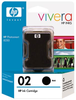 HP 02 C8721WN OEM Black Ink - 102003602 - LaserCycle
