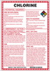 Brady B-120 Fiberglass Reinforced Polyester Rectangle White Chemical, Biohazard, Hazardous & Flammable Material Sign - 7 in Width x 10 in Height - TEXT: CHLORINE - 48859 - 754476-48859 - R. S. Hughes Company, Inc.
