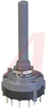 Switch, Rotary, PC Terminal, 2.5A@125VAC; 350MA@250VDC, SP, 12 PositionS - 70128609 - Allied Electronics, Inc.