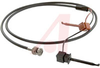 Test Clip; Beryllium Copper; Black, Red; 50 Ohms - 70188512 - Allied Electronics, Inc.