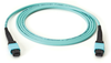 10m MTP OM3 Fiber Optic Trunk Cable Plenum 24-Strand Straight Pin - FOTC10M3-MP-24AQ-10 - Black Box