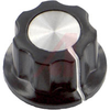 Knob; Phenolic, Brass (Bushing); 21/32 in.; 1/4 in.; 15/32 in.; 6-32 -- 70097793