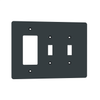 Keystone Faceplates, Frames - 4008-SQWS124013BK-ND - DigiKey