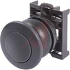 PUSHBUTTON, MUSHROOM HEAD PUSHBUTTON OPERATOR, MOMENTARY, BLACK BUTTON, BLACK BE -- 70057841
