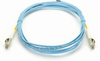 2m (6.5ft) LCLC Aqua OM3 MM Fiber Patch Cable INDR Zip OFNR - EFNT010-002M-LCLC - Black Box