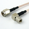 SMA Male (Plug) to RA 10-32 Male (Plug) Cable RG-316 Coax Up To 3 GHz, 1.35 VSWR in 60 Inch - FMC0214316-60 - Fairview Microwave Inc.