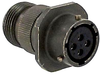 Circular Connector Receptacle, Size 12, 4 Position, Cable; Product Range Amphenol Industrial - 22M1644 - Newark, An Avnet Company
