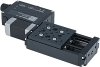 Motorized linear stage, 50 mm travel, integrated controller, medium resolution, medium speed, plus manual control -- X-LSM050B