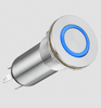 Ring Lit, Vandal Resistant Pushbutton Switch - LP3-V - OTTO Controls