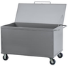 Akro-Mils 1800 lb Gray Powder Coated Steel 13 ga Box Truck - 31 1/2 in Height - 5 in 2 Swivel, 2 Rigid Casters - Lid Included - R1B5HRXL3036 - R1B5HRXL3036 - R. S. Hughes Company, Inc.
