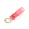 3M MH18-10R/LK Scotchlok™ Ring Terminal, 22-18 Ga., #10 Stud, Red Heat Shrink Insulated - 30903 - Waytek, Inc.