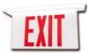 Specification Grade Edge Lit Exit, Recessed Mounting, LED Illumination -- Edgelit Exit, Series LTX, LTEX - Image