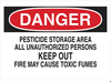 Chemical & Hazardous Materials Sign - 40900 - Brady Corporation
