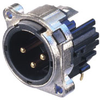 Neutrik B Series 3 Pin Male Recept Horizontal - NEUNC3MBH - HAVE, Inc.