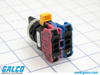 IDEC Selector Switches Illuminated - HW4S-3TF11 - Galco Industrial Electronics