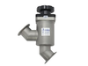 Poppet Valve, Bellows-sealed, NW50 ISO-KF, Inline Ports, Viton, Manual -- LPV1-50-IK-MNVN