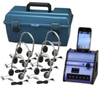 Listening Center - Digital Audio Hub with 6 MS2LV Personal Headphones and Plastic Carry Case - DSIP-MS2LV - Visual Sound, Inc.