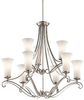 Mid. Chandeliers-Glass Up - 600016 - Light Center (The)