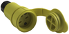 Watertight Rubber Housing Connector, Yellow -- 15W49 - Image
