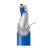 Blue Hose®, 1 Pr #20 Str TC, PE Ins Blu, Clr, Foil+TC Brd, PVC Jkt, High Flex CM, AWM 2464 - 9463F - Belden Inc.