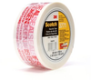 3M Scotch 3771 Red / White Printed Box Sealing Tape - Pattern/Text = IF SEAL IS BROKEN CHECK CONTENTS BEFORE ACCEPTING - 48 mm Width x 100 m Length - 1.9 mil Thick - 68774 - 051115-68774 - R. S. Hughes Company, Inc.