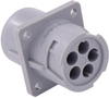 Circular Connector, Rcpt, 5Pos, Flange; Product Range Amphenol Industrial - 83AH7557 - Newark, An Avnet Company