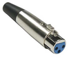 XLR 3P Microphone Connector Female - 2024-SF-01 - SFCable.com