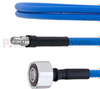 Low PIM 4.1/9.5 Mini DIN Male to SMA Female Plenum Cable SPP-250-LLPL Coax in 50 cm and RoHS with LF Solder - FMCA1809-50CM - Fairview Microwave Inc.