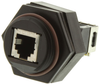Rj11 Connector, Pass-Through Jack, 6P4C, Bulkhead; In Line Connector A Te Connectivity -- 45M5767