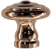 Solid Brass Round Cabinet Knob, Concentric Ri.. - 817160 - HardwareSource, Inc.