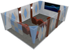Fabric Wrapped Corner Trap -- Chesterfield - Image