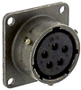 Circular Connector, Receptacle, Size 14, 5 Position, Box; Product Range Amphenol Industrial - 40M1589 - Newark, An Avnet Company