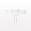 T Reducer Connector, Barbed, Natural - 61452 - Qosina Corp.
