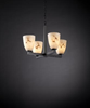 FAL-8829-18-MBLK Mid. Chandeliers-Glass Up - 497856 - Capital Lighting, Inc.