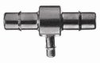 Barbed Fittings; Reducing T Connector, 316 SS, 1/16