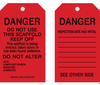 Scaffolding Tags - 89018 - Brady Corporation