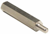 13.00mm M3 Metric M/F Threaded Hex Brass Spacer/Pillar - R30-3011302 - Harwin Plc