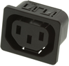 Iec Appliance Outlet, Panel Mount, 10A; Iec Connector Type Schurter - 47T1800 - Newark, An Avnet Company