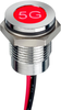 Led Panel Indicator, 14Mm, Red, 12Vdc; Led Color Apem - 84AC6044 - Newark, An Avnet Company